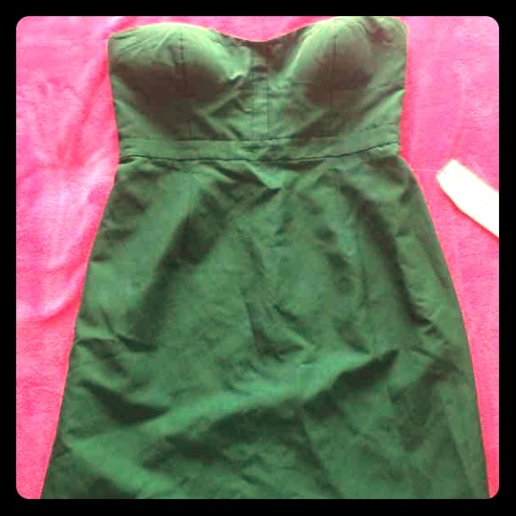 J Crew size 6 green dress