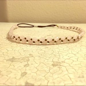 Free people pink stone head piece 🌸