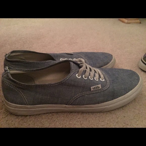 Denim print vans