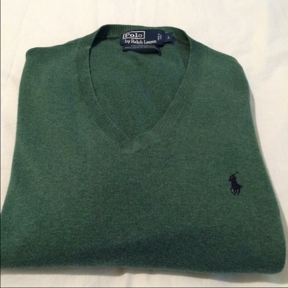 Mens long sleeve v neck sweater
