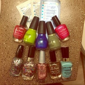 Nail Polish & Biore Nose/Face Strips