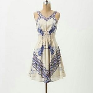 Anthropologie Blue Bumbus dress