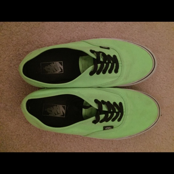 Neon green vans