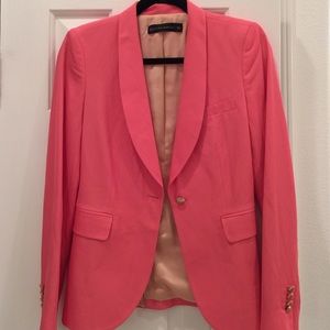 Salmon Pink Zara Blazer