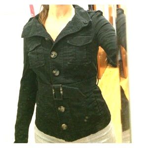 Black jacket with buckle from H&M