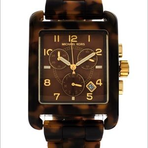 michael kors tortoise watch