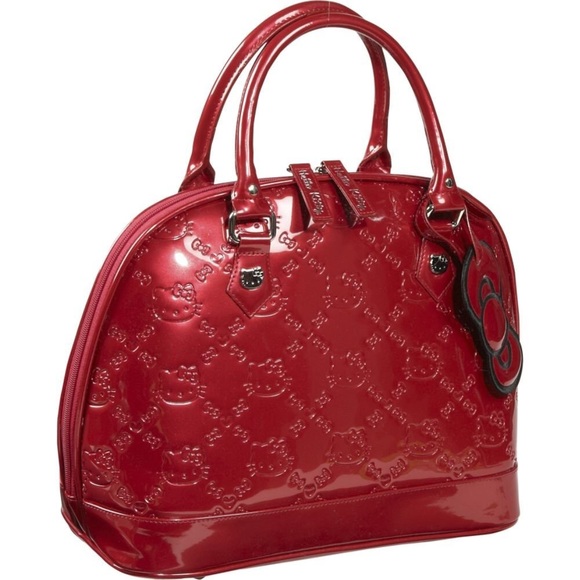 Red Embossed Hello Kitty purse/tote