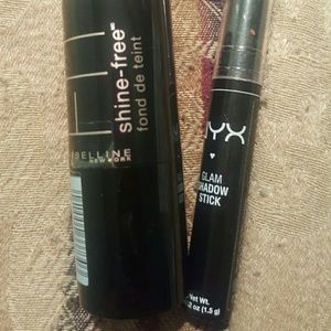 Maybelline fit me sf foundation & NYX shadow stick