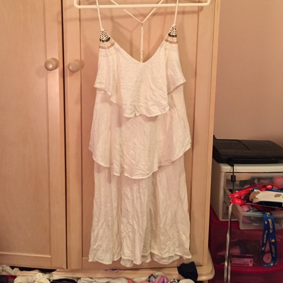Beaded American Eagle layered dress