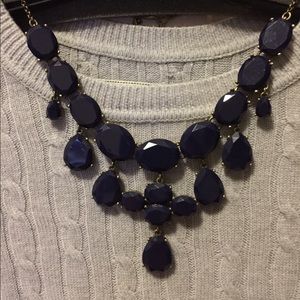 Navy Jcrew necklace