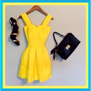 Bandage Yellow Dress