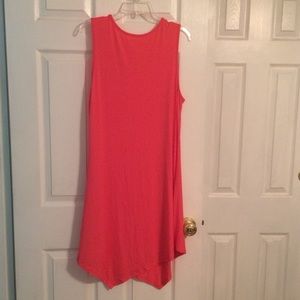 Asymmetrical tunic top