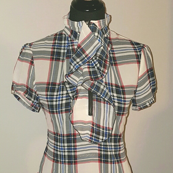 Plaid blouse