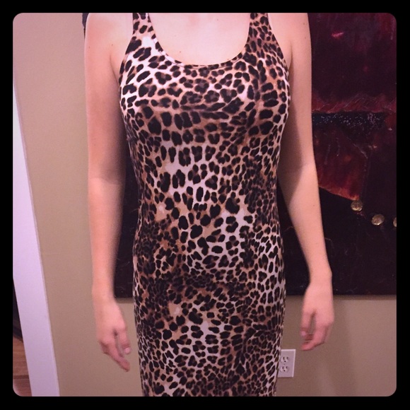 Leopard Print Maxi Dress by H&M