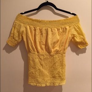 Guess off shoulder blouse