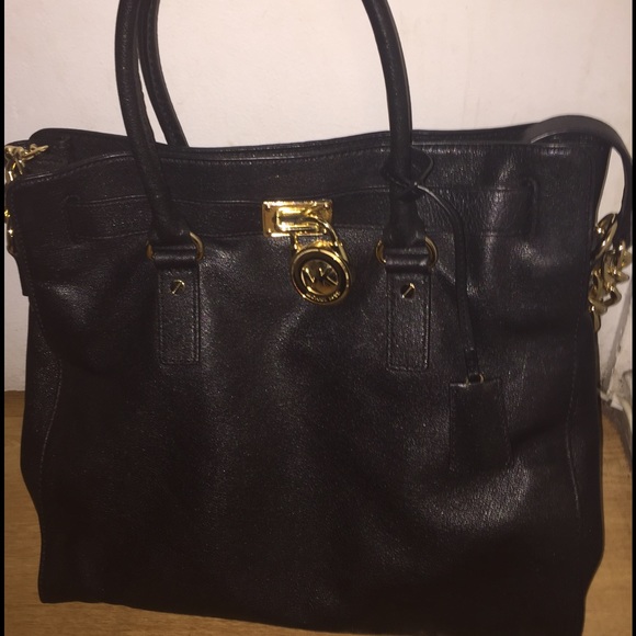 Large Black Hamilton Michael Kors Bag