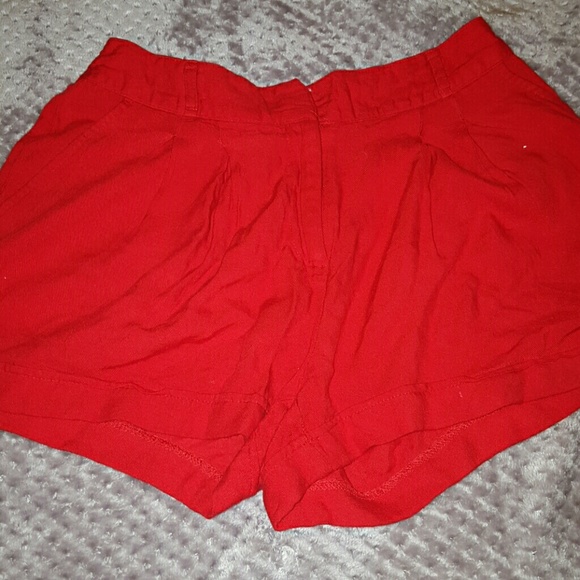 Forever 21 red shorts
