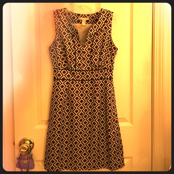 Banana republic factory geometric dress