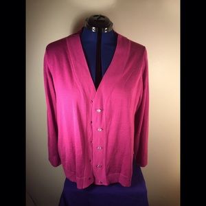 Avenue pink cardigan