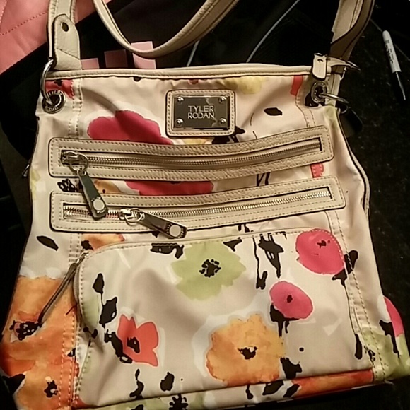 Floral print purse