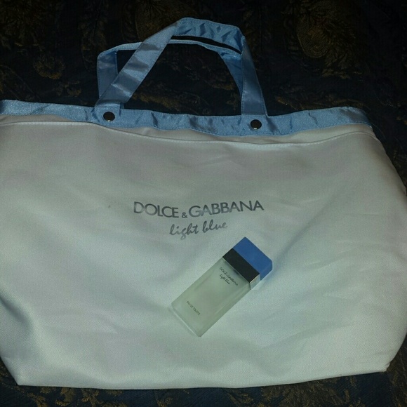 DOLCE &GABBANA light blue bag&perfume