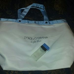 DOLCE &GABBANA light blue bag&perfume
