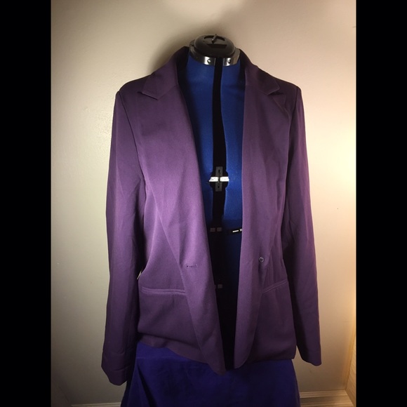 Purple blazer