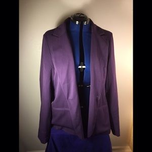 Purple blazer