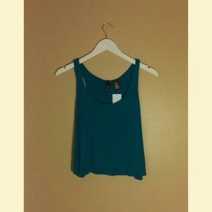 Turquoise Crop Top
