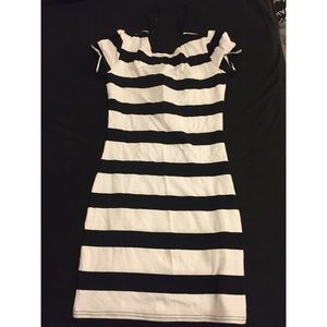 Striped mini BODYCON