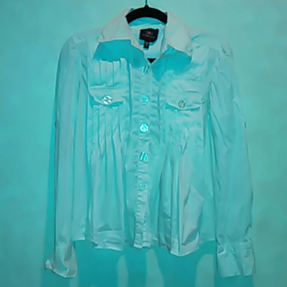 bebe Tops - White button down