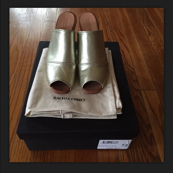 New Rachel Comey Dahl Lea Old Gold Shoes 7.5 - Picture 2 of 4