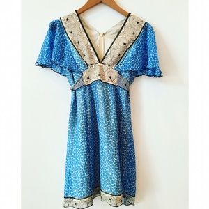 Anthropologie Anna Sui flutter sleeve tunic/dress