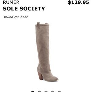 Sole Society boots.