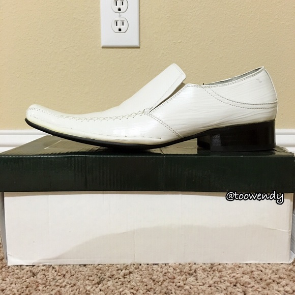 Men White Loafer Dress Shoe main image 4