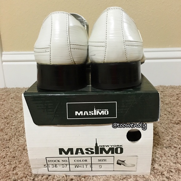 Men White Loafer Dress Shoe