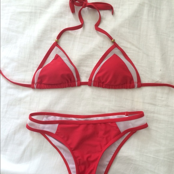 Killer ivy  Other - Red and mesh bikini