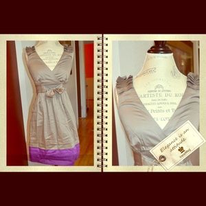 Max and Cleo color block dress