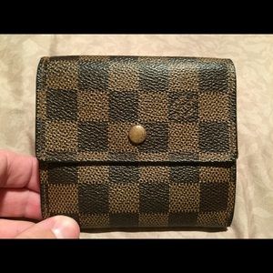 100% Authentic Louis Vuitton Damier Snap Wallet