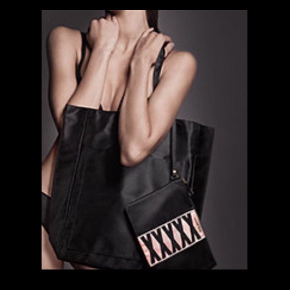 Victoria's Secret TOTE & CORSET CLUTCH Beauty Bag