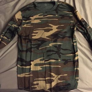 Long Sleeve thermal Camo shirt