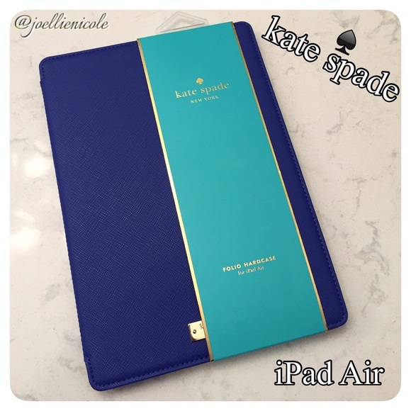 💯%Auth. KATE SPADE Saffiano Leather iPad Air Case