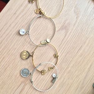 4 Alex and Ani bracelets