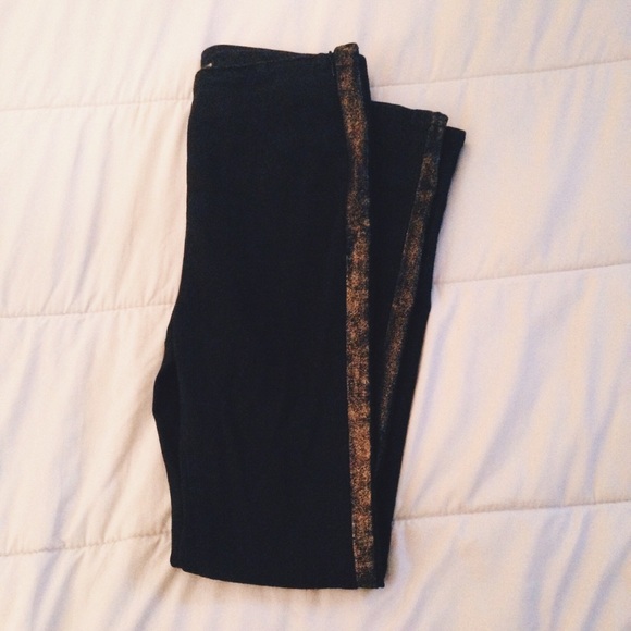 Washborn Racer Stripe Skinny Jeans