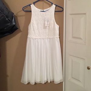 White, summer dress.