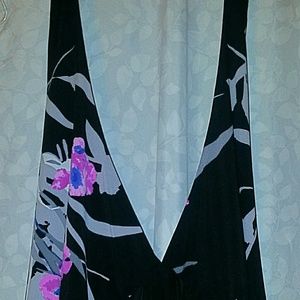 Maurices V-neck Floral Maxi Dress