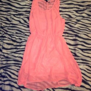 Formal peach dress