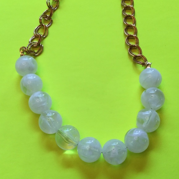 Carol for evagraham gold and white Necklace - Picture 2 of 4