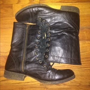 Black Combat boots