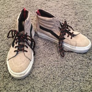 Tan suede Vans